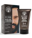 Viking Revolution Men's Beard Dye - Dark Brown Grey Reducing Shampoo & Conditioner - Mustache Color & Beard Wash 4 Oz - Buy Online on GoSupps.com