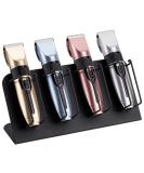 Noverlife 4-Slot Hair Clipper Holder for Barber Station | Tabletop Hair Trimmer Storage Rack | Electric Hair Clipper Stand Shelf | Metal Steel Beard Shaver Rack for Salon Hairstylist - Black - Buy Online on GoSupps.com