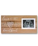 Love At First Heartbeat Sonogram Frame | New Mom Gifts and Nursery Decor for Pregnancy Announcement and Gender Reveal Baby Shower - Buy Online on GoSupps.com