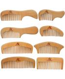 u201cXuanli 8 Pcs Family Hair Comb Set - Wood, Anti-Static, No Snag Handmade Brushes for Beard, Head Hair, Mustache | Gift Box Included (S021)u201d - Buy Online on GoSupps.com