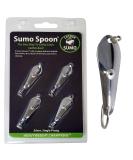 Sumo Spoon  Catfishing Bait Spoon for Skipjack, White Bass, Striped Bass and Other Baitfish, 1 5/8" 1 5/8" 1-Prong, Silver - Buy Online on GoSupps.com