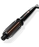 AmoVee Mini Curling Iron Hot Brush 3/4 Inch - Ceramic Tourmaline - Anti-Scald - Travel-friendly for Short Hair - Buy Online on GoSupps.com
