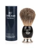 Luxury Shaving Brush for Men by VIKINGS BLADE, Ultra Heavy Acrylic & 316L Steel Handle, Super Strong Knot Backbone, Minimal Shedding, Fast Lather, Extremely Smooth & Plush on Skin (Dark Stallion) 1.Dark Stallion - Buy Online on GoSupps.com