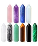 XIANNVXI 10 Pcs Healing Crystals Stones Set - Chakra Gemstones for Energy Balancing Therapy - Buy Online on GoSupps.com