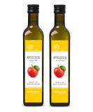 Organic Apple Cider Vinegar - Naturally Cloudy & Unfiltered 1000ml (2x500ml) | Raw & Unpasteurized | Biocontor - Buy Online on GoSupps.com