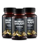 Buy Saint Nutrition Mumijo Shilajit 1000 mg - High Dose 50% Humic Acid 12% Fulvic Acid 180 Capsules - Premium Himalayan Mineral Supplements - Buy Online on GoSupps.com