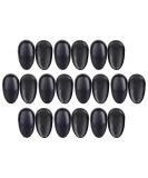 10 Pairs Black Plastic Ear Cover Pads for Hair Salon Dye Coloring - Ear Protector Earmuffs for Hair Treatment - Buy Online on GoSupps.com