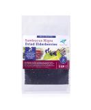 Dried Elderberries 1lb Bulk - Wildcrafted, Non-GMO, Immune System Support - Black Elderberry Syrup, Gummies, Tea & More - Buy Online on GoSupps.com