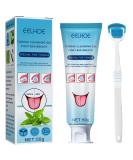 Tongue Cleaning Gel Set - Fresh Breath Solution for Adults and Kids - Buy Online on GoSupps.com