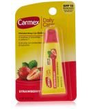 Carmex Daily Care Moisturizing Lip Balm Strawberry SPF 15 .35 oz (10 g) - Buy Online on GoSupps.com