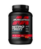 MuscleTech NitroTech Whey Protein Powder Muscle Maintenance & Growth Whey Isolate Protein Powder With 3g Creatine Protein Shake For Men & Women 7.3g BCAA 40 Servings 1.8g Strawberry Strawberry 40 Servings (Pack of 1) - Buy Online on GoSupps.com