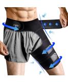 Buy Hip Brace for Sciatica Pain Relief - Thigh Compression Wrap & SI Joint Stabilizer | Extra Sacroiliac Belt for Men & Women (Right S/M - Buy Online on GoSupps.com
