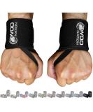 WOD Nation Wrist Wraps for Men & Women - Black 12 inch - Set of 2 for Crossfit & Weightlifting - Includes Carrying Bag - Buy Online on GoSupps.com