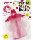 Pigeon Petit Straw Bottle Milkey Strawberry 150mL - Erwinshy - Buy Online on GoSupps.com