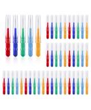 Annhua Interdental Brushes Set - 100 Pieces Tooth Cleaning Tool with Storage Box | Multi-Color Options for Dental Care - Buy Online on GoSupps.com