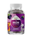 Kids Iron Gummy Vitamins for Focus and Energy - Immune Support and Mental Clarity - Buy Online on GoSupps.com