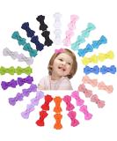 Qazuwa Mini Baby Hair Clips - 40 Piece Hair Jewelry for Girls & Toddlers | Adorable Hair Bows & Loops - Buy Online on GoSupps.com