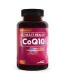 BioEmblem CoQ10 with BioPerine - 200mg Softgels for Energy & Heart Health | Non-GMO Coenzyme Q10 Supplement - 90 Count - Buy Online on GoSupps.com