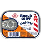 Beach Cliff Wild Caught Sardines in Louisiana Hot Sauce, 3.75 oz Can (Pack of 12) - 14g Protein per Serving - Gluten Free, Keto Friendly - Great for Pasta & Seafood Recipes - Buy Online on GoSupps.com