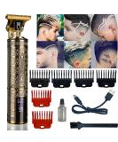 Premium Hair Clippers for Men - Zero Gapped T-Blade Trimmer 3 Speed LED Display Rechargeable Cordless Grooming Kit - Buy Online on GoSupps.com