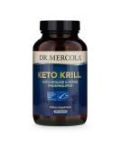 Dr. Mercola Keto Krill Oil - 180 Capsules with Choline & Phospholipids for Optimal Health - Buy Online on GoSupps.com