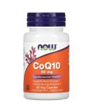 Now Foods Coenzyme Q10 60 mg - 60 Capsules | Premium Antioxidant Supplement for Energy & Heart Health - Buy Internationally - Buy Online on GoSupps.com