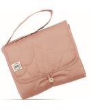 Jubi Dirty Pink Changing Pad - Organic Cotton & kotex Polyester Diaper Pad with Space for 4 Diapers & Wet Wipes - Perfect for On-the-Go! - Buy Online on GoSupps.com