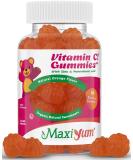 Vitamin C Gummies with Zinc - Maxi-Health Vitamin C with Zinc for Children and Adults - Respiratory Support and Immune Booster - No Preservatives and Artificial Flavors - 60 Fruit Shaped Gummies 60 Count (Pack of 1) - Buy Online on GoSupps.com