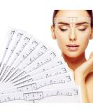 XHBTS 100 Pack Disposable Eyebrow Ruler Stickers - Microblading Guide Stencil for Perfect Eyebrow Shape - Makeup Tool - Buy Online on GoSupps.com