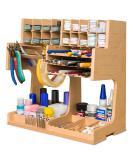 Bucasso Wooden Model Kit Tool Organizer Rack  Model Making Tool Storage Box with MDF Material  Wooden Paint Rack  Screwdriver/Brush/Tool Holder  Suitable for Tamiya Paints and Model Tools  GK1 - Buy Online on GoSupps.com