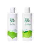 Ursa Major Go Easy Daily Shampoo and Conditioner Set - 8oz, Men & Women, All Hair Types - Natural, Vegan, Cruelty-Free - Buy Online on GoSupps.com
