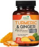 Turmeric Curcumin 2600mg with Ginger & Black Pepper - 95% Standardized Curcuminoids  BioPerine for Max Absorption - Herbal Supplement for Joint Support - 60 Capsules - Buy Online on GoSupps.com