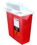 Oakridge 5 Quart Sharps Container (2 Pack) | Mailbox-Style Lid | CDC Certified - Buy Online on GoSupps.com