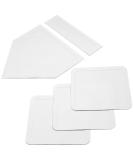 GoSports Baseball & Softball 5 Piece Base Set - Rubber Field Bases for Kids & Adults, White - Buy Online on GoSupps.com