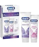 Oral-B 3D White Luxe Perfection Whitening Treatment Toothpaste & Accelerator 150 ml - Stain Removal Kit - Buy Online on GoSupps.com