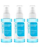 Catro Hydro Hyaluronic Face Mist - Vegan Moisturizing Fixing Spray for Sensitive Skin (3-Pack 50ml) | Natural Oil-Free Paraben-Free Microplastic-Free - Buy Online on GoSupps.com