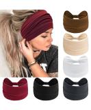 Buy 6-Pack Women's Propog Hair Bands - Elastic Summer Headbands & Yoga Accessories in Brown - Buy Online on GoSupps.com
