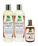 Fountain Mighty Roots Jamaican Pimento & Black Castor Oil Shampoo & Conditioner Combo for Receding Hairline - Enhance Thickness & Growth - Buy Online on GoSupps.com