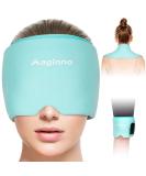 Migraine Relief Ice Hat Cap - Flexible Gel Cold Compress for Head, Eyes, Neck - Reusable Ice Pack for Headache Migraine Relief - Stretchable & Adjustable - Natural Therapy (Ice Blue) - Buy Online on GoSupps.com