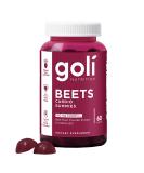 Buy Goli Beets Cardio Gummy Supplements - 60 Count - Vegan Gluten-Free Non-GMO 100mg CoQ10 & Beet Root Extract - Buy Online on GoSupps.com