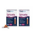 TRUEplus Safety Lancets 28g 2x100ct - 200 Count | Easy, Painless Blood Sampling - Buy Online on GoSupps.com