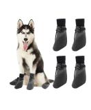 Fychuo Dog Shoes Large Dog Boots for Injured Paws Waterproof Dog Socks Paws Stop Licking Dog Paw Protectors 4 Pack Soft Sole Anti Slip Socks for Dogs Puppy Pet - Buy Online on GoSupps.com