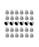 LGEGE 30PCs Silver Toned Vintage Metal Sewing Thimbles - DIY Crafts Thimble Set (19mm x 18mm) - Buy Online on GoSupps.com