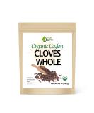 Organic Ceylon Cloves Whole 3.5oz - USDA Organic, Kosher, Non-GMO - Premium Quality for Baking, Cooking, Teas & Drinks - Buy Online on GoSupps.com