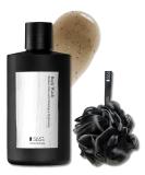 Bamboo Charcoal Exfoliating Body Wash - Radiance & Gentle Skin Cleanser | Hypoallergenic Paraben-Free Sulfate-Free Cruelty-Free - Buy Online on GoSupps.com
