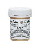 Sugarflair Gold Chocolate Paint - 35g | Coloured Cocoa Butter for Painting on Chocolate Transfer Sheets or Moulds - Buy Online on GoSupps.com