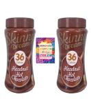 Bundle With Skinny Hot Chocolate Hazelnut Instant Powder Drink Low Calories Breakfast Winter Beverage 200g - Pack of 2 with Oerich Inspirational card - Buy Online on GoSupps.com