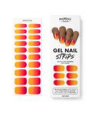 MOYOU LONDON Semi-Cured UV Gel Strips - 20 Pieces | Salon Quality Gel Nail Foils for Home & International Shipping - Heat Wave - Buy Online on GoSupps.com
