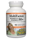 Natural Factors MultiFactors Womenâ€™s 50+ | 90 Vegetarian Capsules for Optimal Health - Buy Online on GoSupps.com