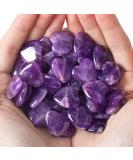 XIANNVXI 15 Pcs Amethyst Crystal Heart Stones Set for Natural Reiki Healing - Purple Gemstones - Buy Online on GoSupps.com